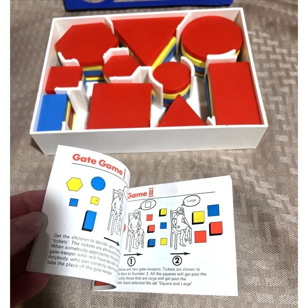 NEW Invicta Learning By Logic 60 Pc. Geometry Plastic Shapes Color Sorting STEM